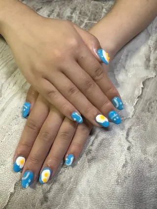 ネイル chiara  長さ出し/パラジェルのネイルデザイン