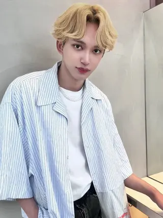 カラー ヘアアレンジ メンズ 美髪矯正🫧/ 吉田こうすけのヘアスタイル