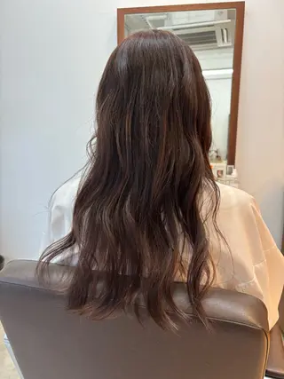 ロング カラー みぞぐち じゅりのヘアスタイル