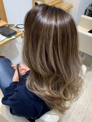 セミロング カラー SEIRA♡レイヤー /ショート得意のヘアスタイル