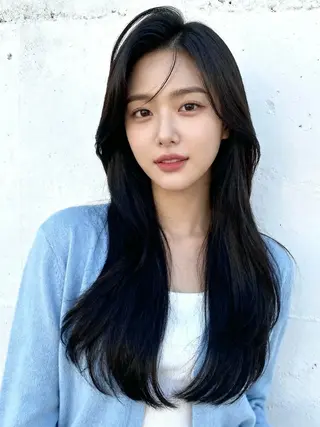 セミロング 韓国レイヤーカット 🫧大阪梅田レイヤーのヘアスタイル