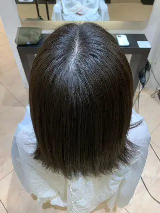 ミディアム 髪質改善美容師 鈴木のヘアスタイル