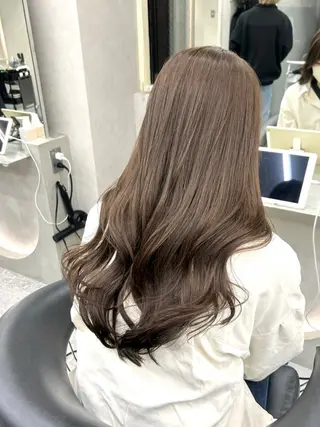 ロング カラー 🎀大川 錬🎀 ブリーチなしWカラーのヘアスタイル