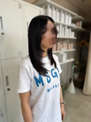 セミロング HAIR  SALON  I'LL所属・石川 愛のヘアスタイル