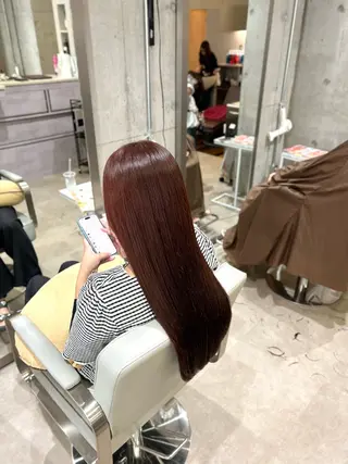 ロング カラー SAKURA🍒 天神/大名/透明感のヘアスタイル