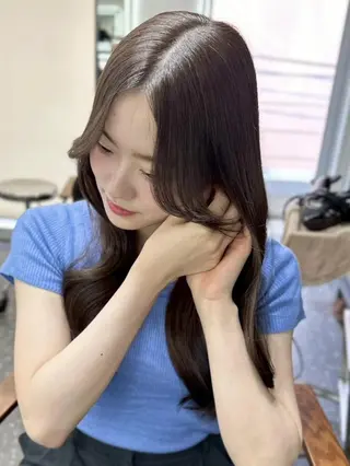 ロング カラー 艶髪/透明感/吉祥寺 /縮毛矯正/yutoのヘアスタイル