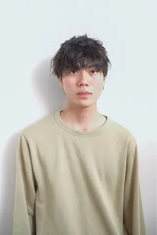 パーマ メンズ ツイスパ/波巻き対応 メンズ特化　石川愛理のヘアスタイル