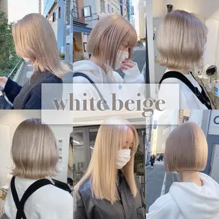 ミディアム カラー ヘアアレンジ flamme Annaのヘアスタイル