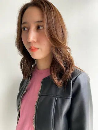 ミディアム les baladins du miroir所属・🍃YURI 🍃のヘアスタイル