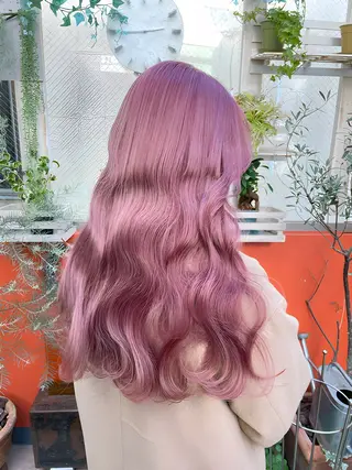 セミロング カラー momo所属・メンズヘアメイク 🩵Mayuki🩵のヘアスタイル