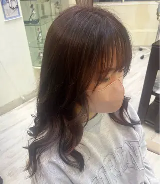 ロング カラー gem所属・榎本 凪沙のヘアスタイル