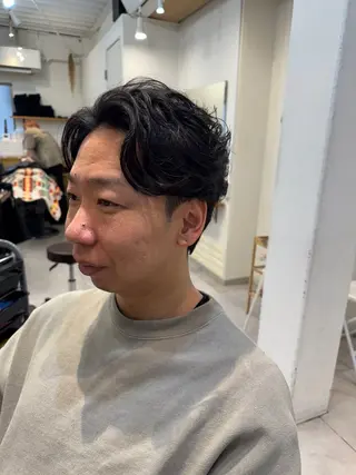 ミディアム メンズ Dxxxx III所属・女性目線の大人 メンズ*Ayakaのヘアスタイル