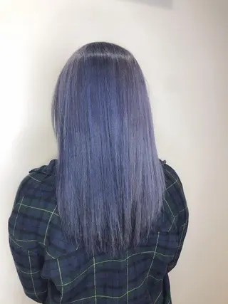 セミロング カラー レイヤー/ハッシュ 渋谷/サッタのヘアスタイル