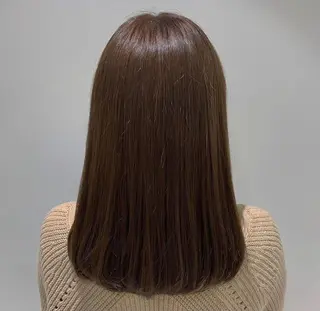 ミディアム ツヤ髪🌈髪質改善 🌈ナカゴシのヘアスタイル