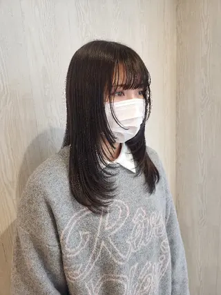 ミディアム レイヤーカット/ ウルフカット/大橋 のヘアスタイル