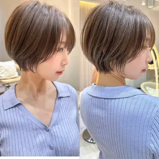 ショート レイヤー❣️縮毛矯正 川村利幸のヘアスタイル