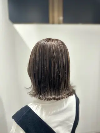 ミディアム カラー ヘアアレンジ hair&make Rivia所属・🤍 minaのヘアスタイル