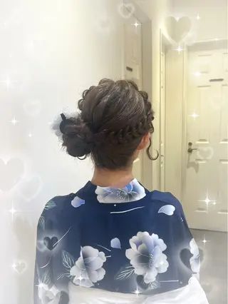 ヘアアレンジ 🎀透明感カラー🎀 ヘアメ／mikotoのヘアスタイル