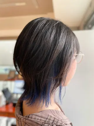 ミディアム カラー aletta Rinaのヘアスタイル