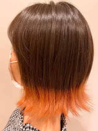 ミディアム カラー 🌹艶髪カラー🌹 津田晴加【西荻窪】のヘアスタイル