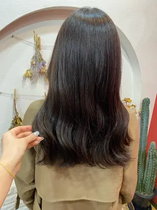 セミロング 大久保 愛のヘアスタイル