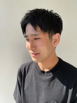 ショート メンズ SARA古賀店 かすみ🐬🩵のヘアスタイル