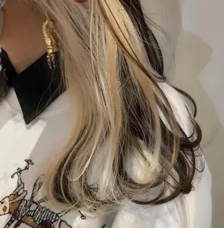 セミロング カラー eme hair design 【エメ】所属・eme ﾅｵ ストレートモデル募集のヘアスタイル