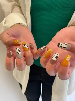 ネイル 束感まつ毛/ネイル/ LED♥KIRARAのマツエク・マツパデザイン