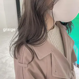 セミロング カラー 💗🤍透明感カラー 🤍💗kanonのヘアスタイル