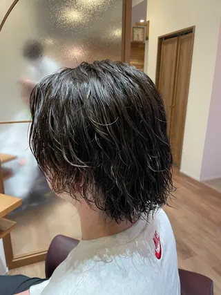 カラー パーマ メンズ 古山 幹太のヘアスタイル