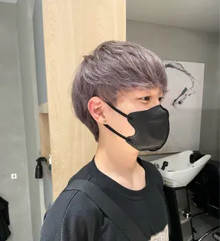 ショート カラー ヘアアレンジ メンズ 艶髪/レイヤーカット 🐣misakiのヘアスタイル