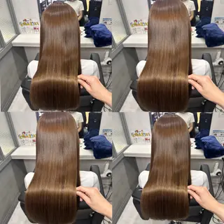 ロング カラー 髪質改善×矯正🫧 韓国ヘアasamiのヘアスタイル