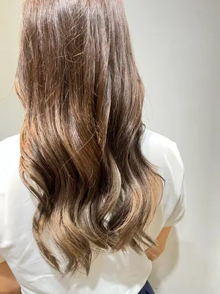 ロング カラー カット/パーマモデル 募集🩵　yukaのヘアスタイル