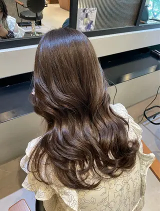 ロング カラー カラー/髪質改善 トリートメント/優果のヘアスタイル