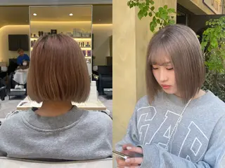 カラー 透明感カラー/ 縮毛矯正/ユイ☆彡のヘアスタイル