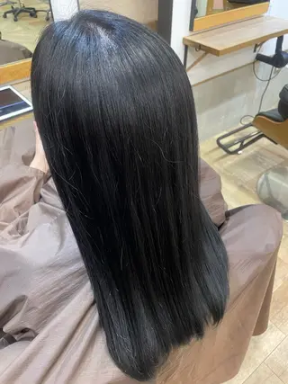 ロング カラー THREE noon所属・田中 きこのヘアスタイル