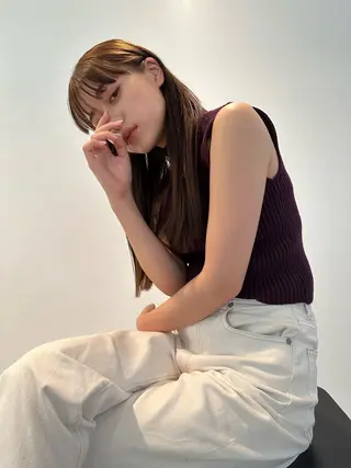 ロング 美髪水素カラー✨ 迫田ゆりのヘアスタイル