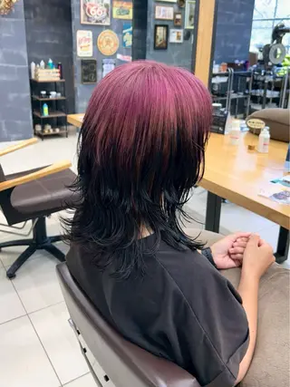 ロング カラー ⭐️さき⭐️ カラー/エクステのヘアスタイル