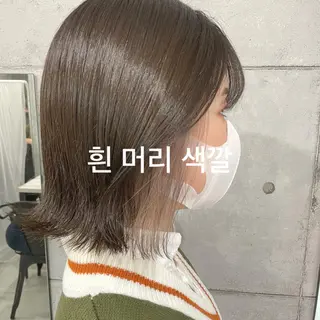 ミディアム カラー パーマ ヘアアレンジ メンズ キッズ ネイル マツエク・マツパ 韓国ボブ/髪質改善 ニュアンス特化RYOのヘアスタイル