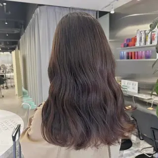 セミロング カラー sawaka🪽うる 艶カラー/レイヤーのヘアスタイル