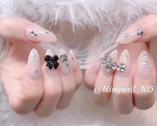 ネイル 23時まで❤︎韓国、 ワンホンネイルのネイルデザイン