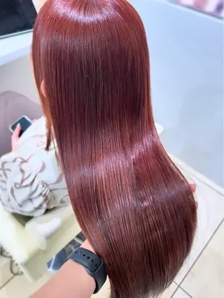 ロング カラー 🐈‍⬛カチモリ/暖 色/𝐌𝐢𝐤𝐮のヘアスタイル