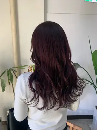 ロング 透明感カラー wacoのヘアスタイル