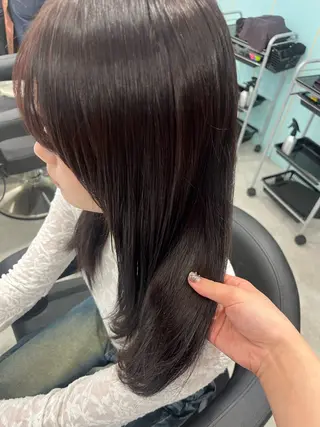 ロング カラー みう/仙台/暖色/ 艶髪/顔周りカット/のヘアスタイル