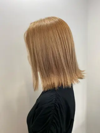 セミロング カラー opus 店長大和 レイヤー/赤み消しのヘアスタイル