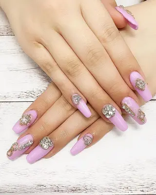 ネイル ロング リラネイル ギョウのネイルデザイン