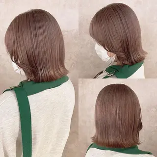 ミディアム カラー 渋谷:インナーカラー ／🍒エリカ🍒のヘアスタイル