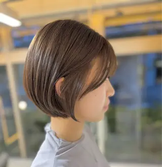 ショート Iris by artina 武蔵小杉店【イリス バイ アルティナ】所属・🎼レイヤー/顔周り カット/nene♬のヘアスタイル