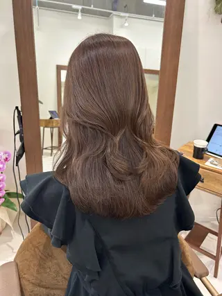 ミディアム カラー Liru:smart salon/茅ヶ崎のヘアスタイル