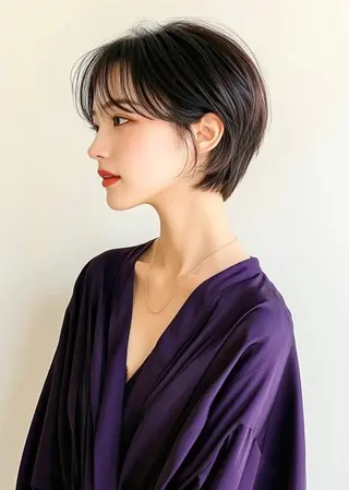 ショート 美髪×縮毛矯正 水上真由美😘のヘアスタイル